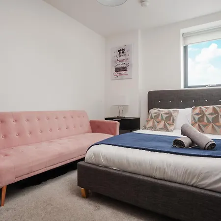 Riverside Cc And Salford Quays Flat - Gym Apartment Manchester