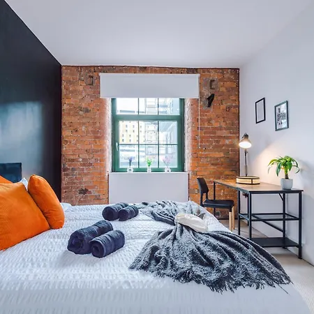 Apartmán Converted Mill, Stylish In Castlefield Manchester