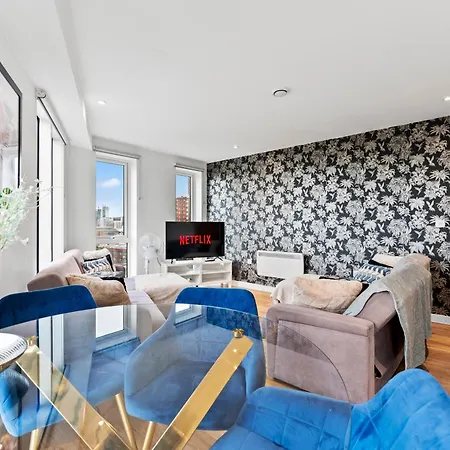 Stylish Penthouse - Parking- Gym * Mánchester