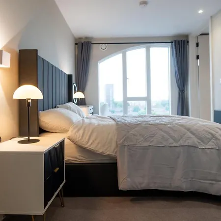 アパート Mega5 Modern 2bedroom Luxury Deansgate-2baths, 2toilets, With Car Park *