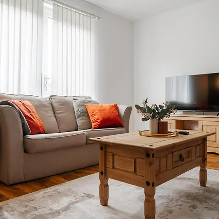 Stylish 2br Flat - Walk To Old Trafford - Free Parking Apartament Manchester