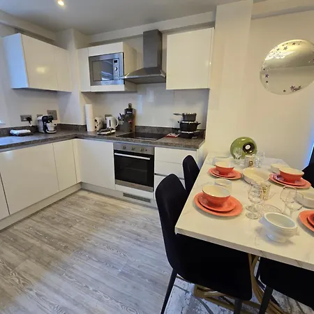 Mega3 Luxury 2-bedroom,2-baths With Free Car Park Daire Manchester