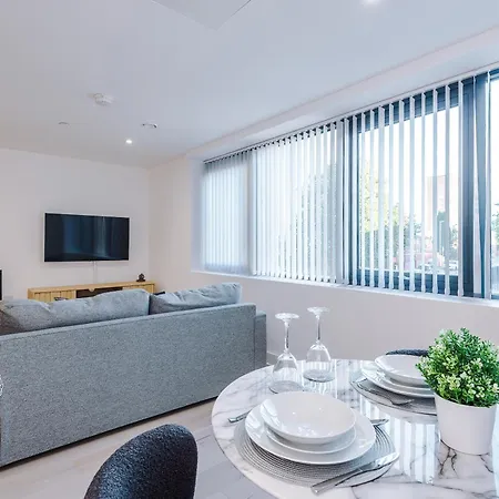 Appartement Stylish 1bed Fast Wi-fi Easy Access To Manchester