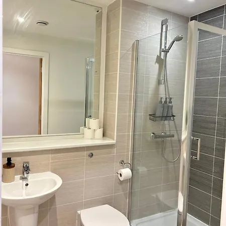 With - Terrace - Gym- Free Parking- Next To Man Stadium & Centre Apartmán Manchester