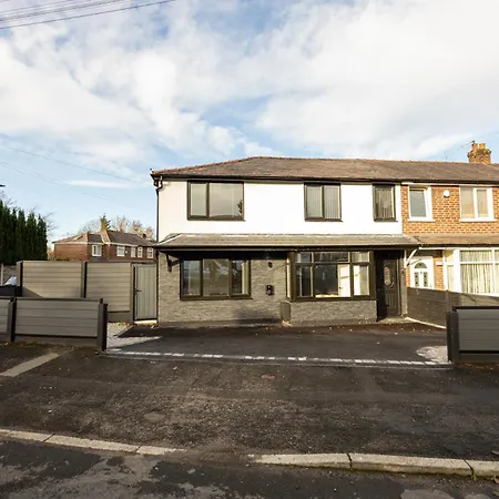 Prázdninový dům Modern 5-bed Ev Centre 10 Min Manchester