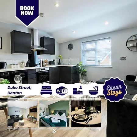 Comfort 2br By Eason Short Lets Denton * Manchester
