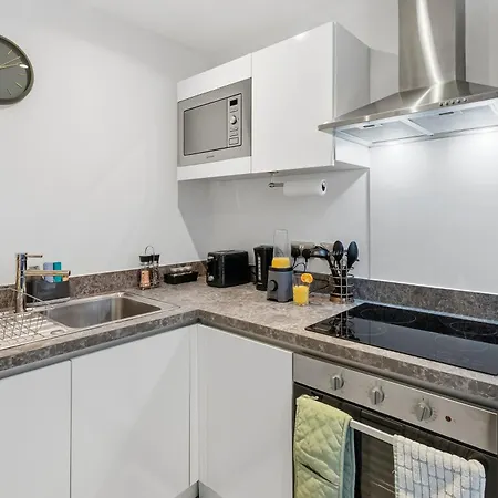 Apartmán 1br Nr Arena,attractions&wifi Manchester