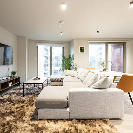 Chic 2bed Near Castlefield Canals-4min To Station Apartmán Manchester