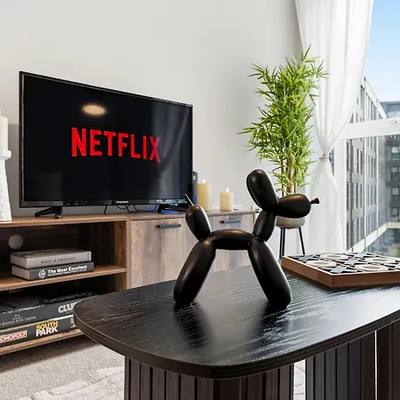 Lux 2bd, Free Parking & Wifi, Near Mcr Center And Media Apartament Manchester