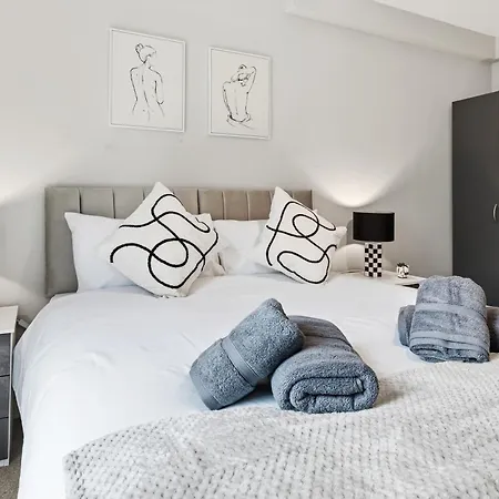 Lux 2bd, Free Parking & Wifi, Near Mcr Center And Media Apartament Manchester