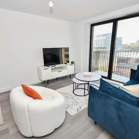 Modern 2 Bedroom In W Balcony Apartmán Manchester