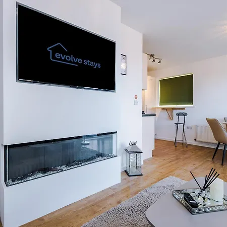 Stylish Mcr 1br Etihad Coop Live Parking Apartmán Manchester