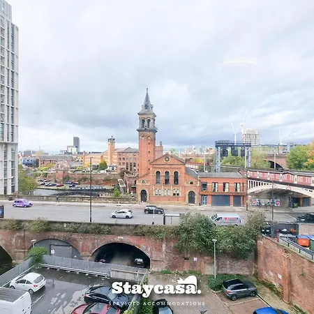 Luxury Deansgate Canal View & Free Parking Lejlighed
