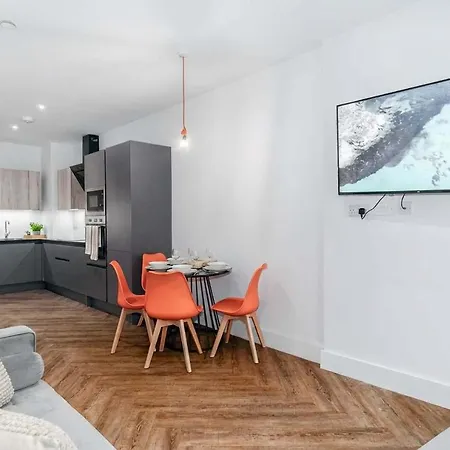Modern 3bed Flat In W Security Apartmán Manchester