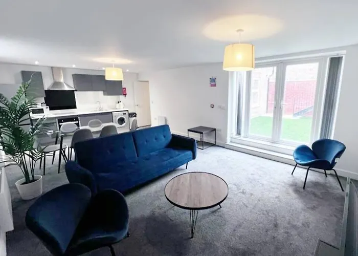 Free Parking - Stunning 2-br Near Salford Royal * Mánchester