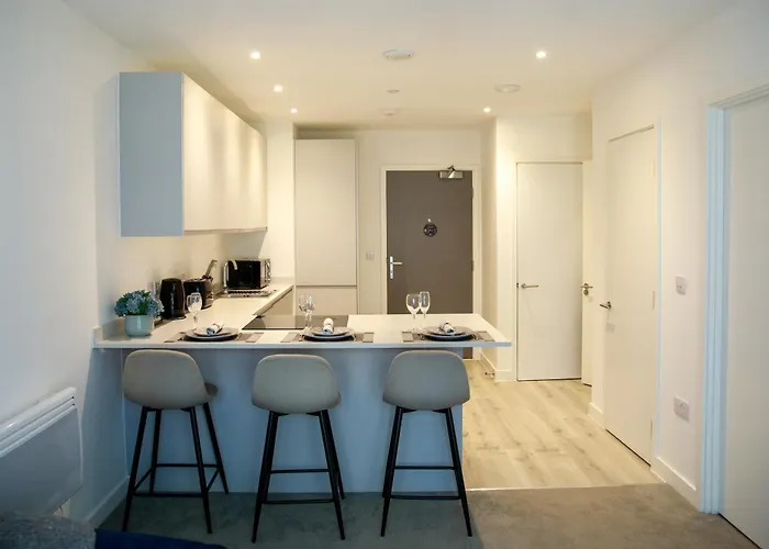 Trafford Modern 1 Bed With Cinema 아파트