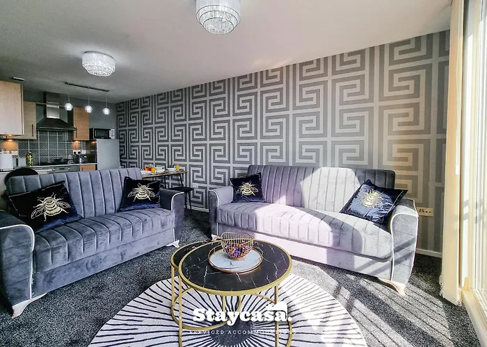 Luxury Sportcity Amazing Views With Parking Apartmán