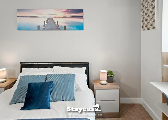 Spectacular Balcony View In Centre 아파트 맨체스터