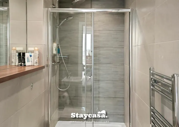 Spectacular Balcony View In Centre 아파트 맨체스터