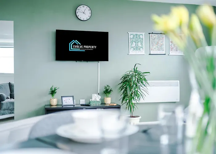 Lejlighed Stylish Apartment, Sleeps 6, Pool Table, Smart Tvs, Parking Available