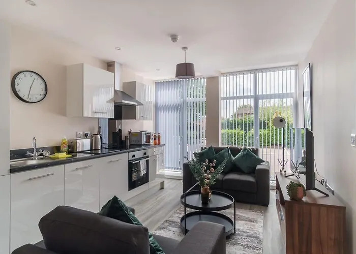 Bright & Modern 1 Bed In Lejlighed