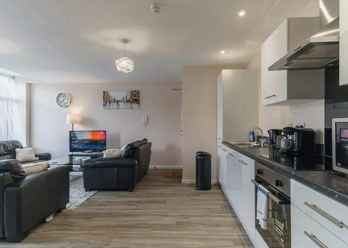 Bright 1 Bed Flat - Sleeps 3 Apartament