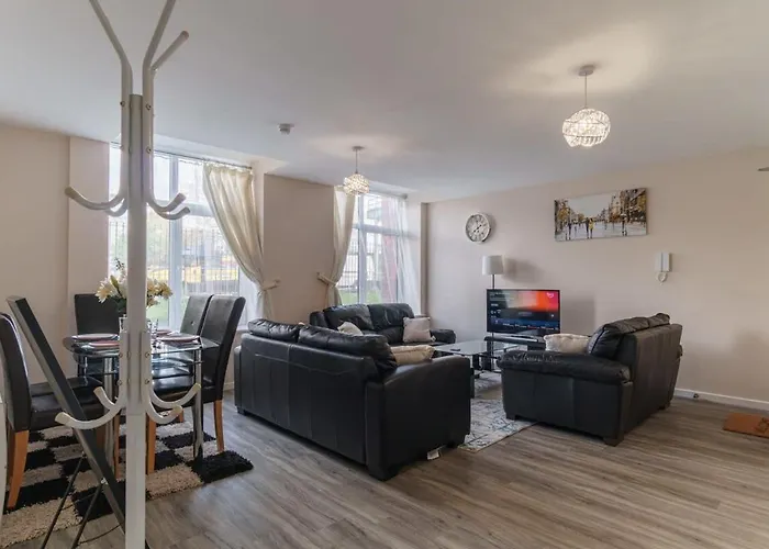 Apartament Bright 1 Bed Flat - Sleeps 3 Manchester