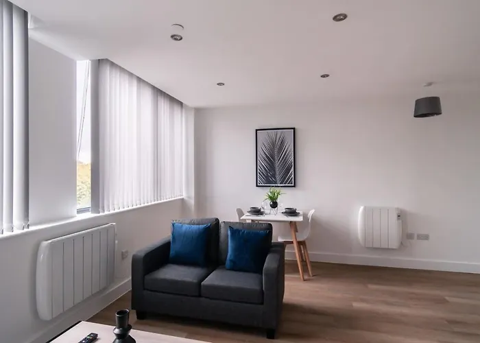 Zeni, Alexandra Rise Chic 1br Flat مانشستر