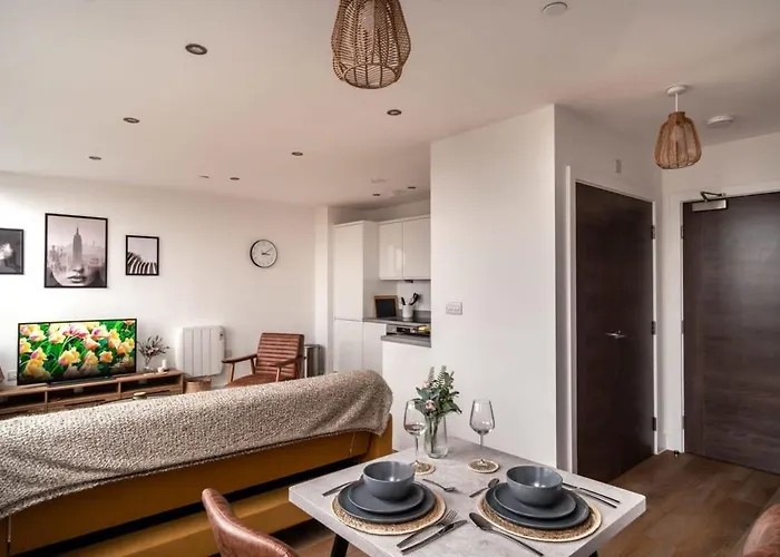 Stayzeni, Alexandra Rise Super 1 Bed Apartamento Mánchester