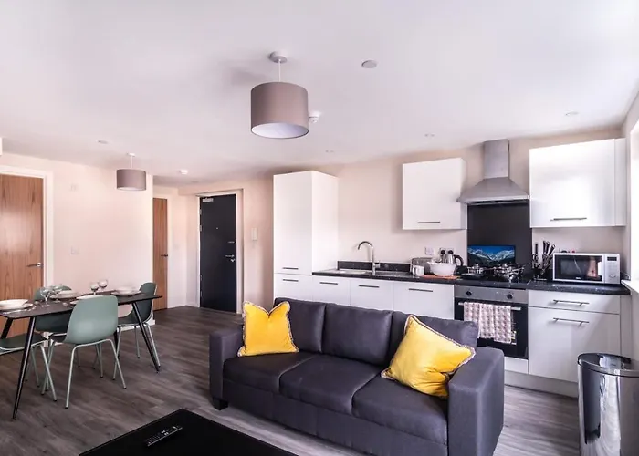 Apartmán Spacious 2 Bedroom Apartment In Manchester Manchester