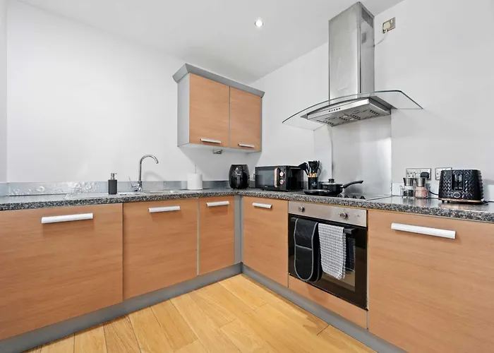 Modern 2bed Northern Quarter, Long Stays, Contractors 맨체스터