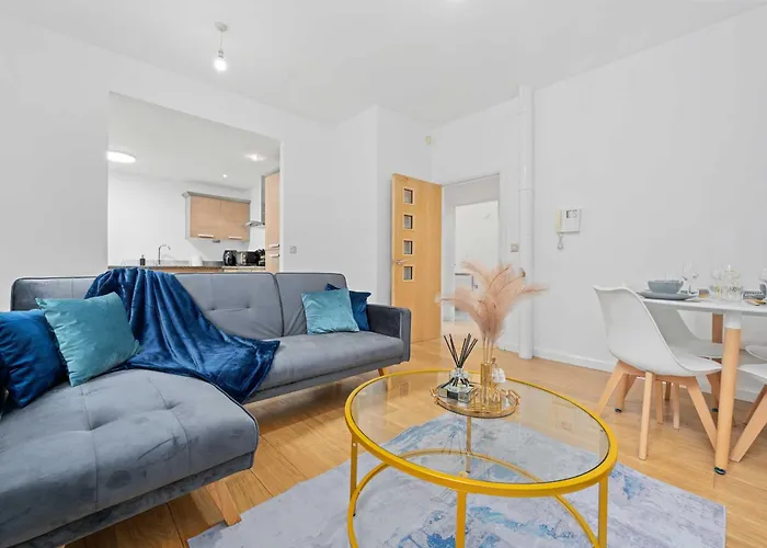 아파트 Modern 2bed Northern Quarter, Long Stays, Contractors *