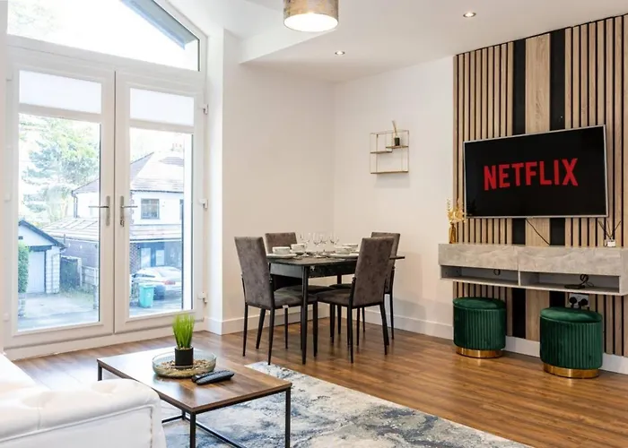 Luxury 2br In Chorlton, Free Parking Apartament Manchester