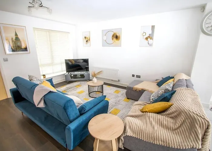 Coop Arena Luxurious Townhouse Vakantiehuis Manchester