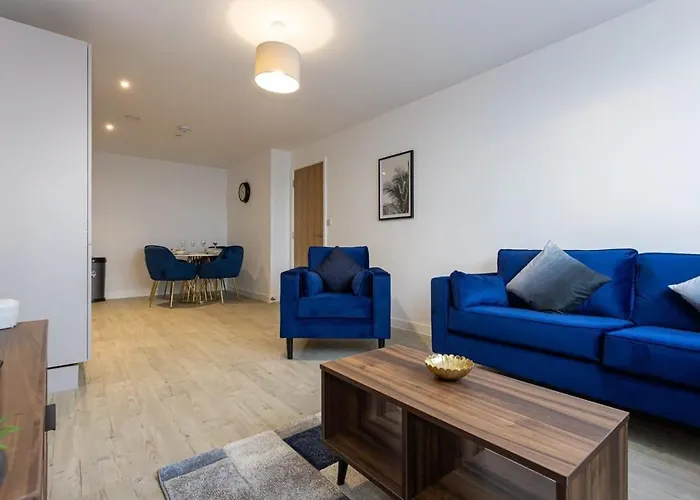 Media Salford Quays Flat By Superhost בית נופש *