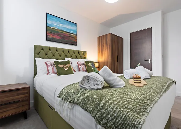 아파트 Modern Flat In By 53 Degrees Property, Ideal For Couples, 2 Bedrooms! 맨체스터