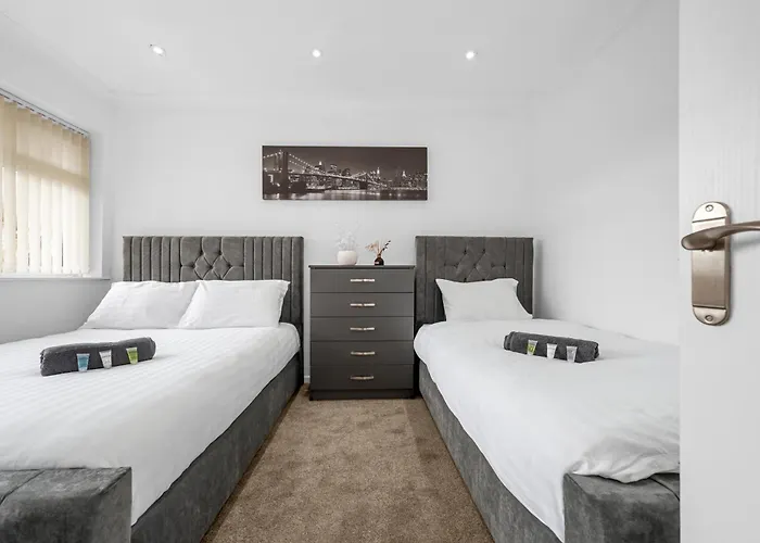 펜션 Stylish 3-bed Close To Mcr Centre For 8 Guests 맨체스터