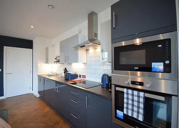 Апартаменты Life Top-floor 2-bed 1-bath In Ancoats Манчестер