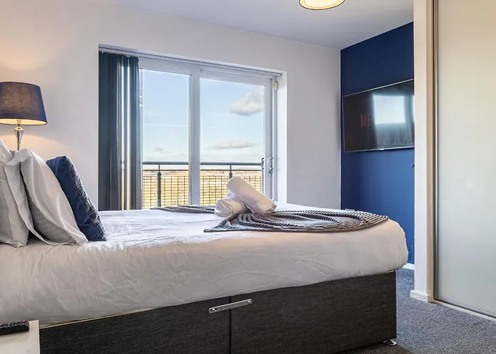 Manchester, Etihad Stadium View , Coop Live, Modern 2 Bed Apartment, Manchester