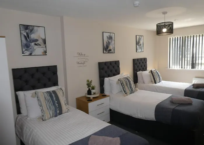 Апартаменты 2 Bed 2 Bath Close To Ctre Sleeps 5 -free Parking Манчестер