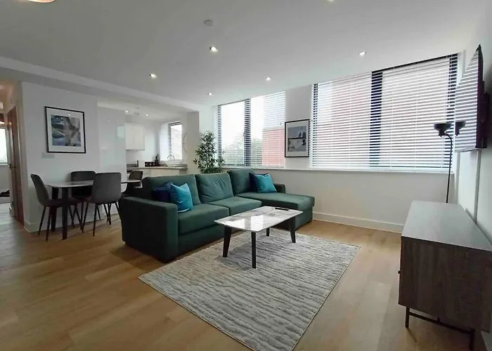 Apartamento Luxury 2 Bed 2 Bath Flat Near Old Trafford Mánchester