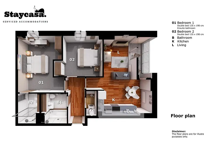 아파트 Spectacular Balcony View In Centre *