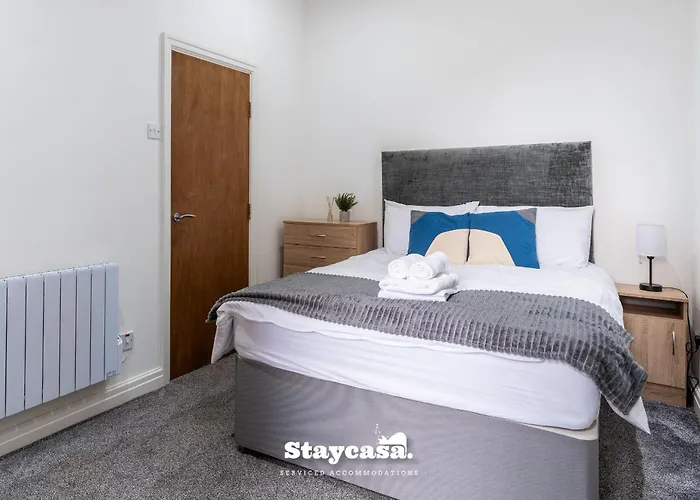 アパート Casa Cove Gf Flat Free Parking - 5min To Hospital マンチェスター