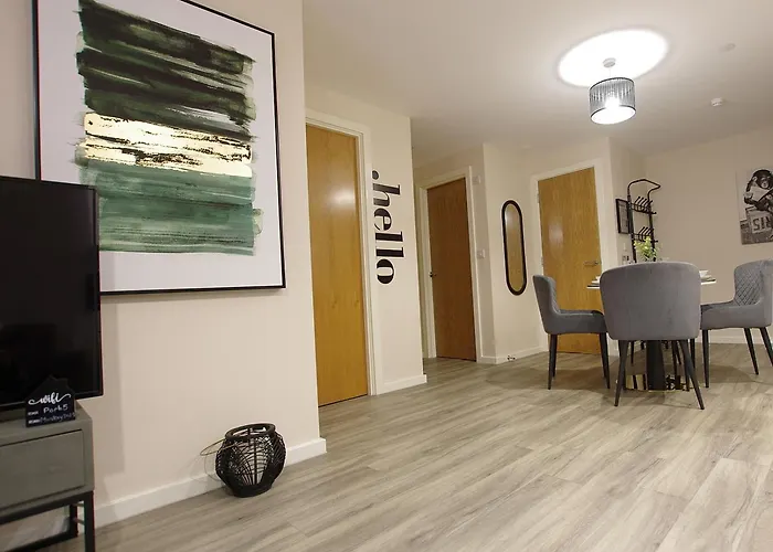 Апартаменты 2 Bed 2 Bath Close To Ctre Sleeps 5 -free Parking Манчестер