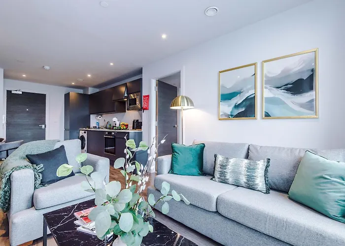 Apartmán Stunning New 2-bed Flat In Perfect For Couples Manchester