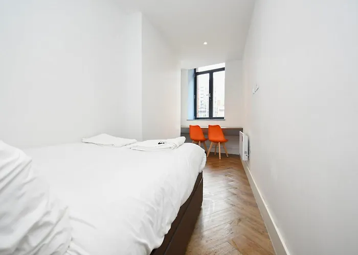Daire Sleek 2bed Flat In W Security Manchester