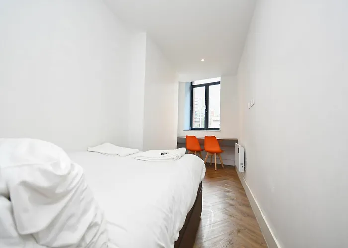 Daire Sleek 2bed Flat In W Security Manchester