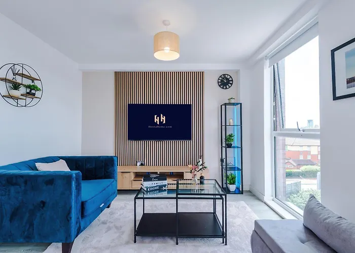 2br Flat In Salford, Modern, Centre, Wifi, Kitchen 公寓 *