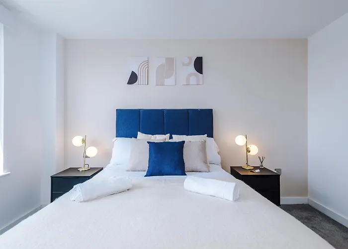 公寓 2br Flat In Salford, Modern, Centre, Wifi, Kitchen 曼彻斯特