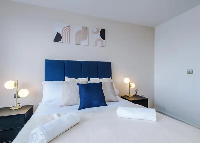 公寓 2br Flat In Salford, Modern, Centre, Wifi, Kitchen